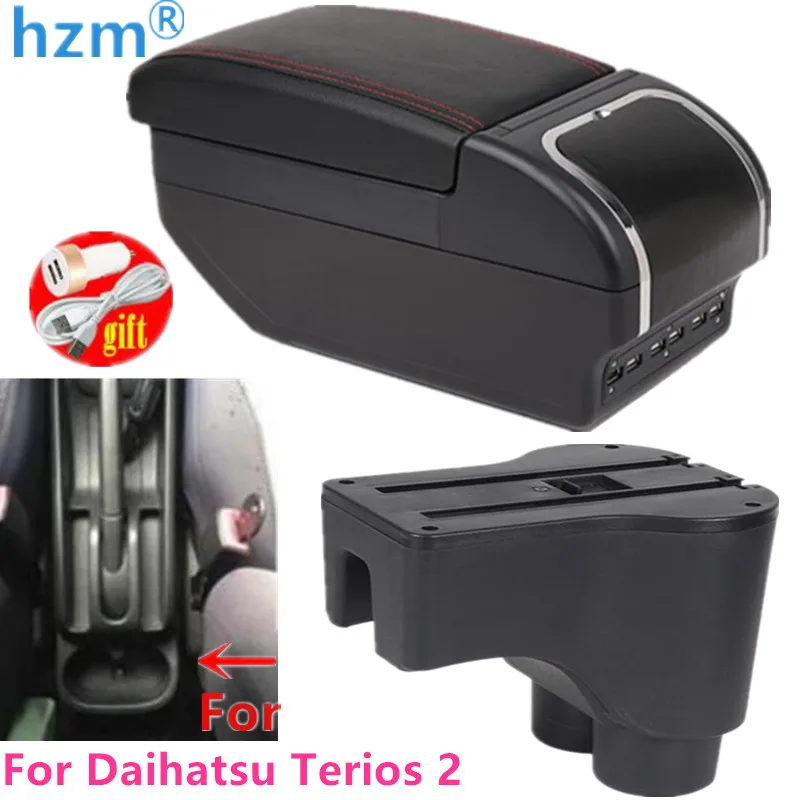 For Daihatsu Terios 2 armrest box Central storage Box Retrofit Car Accessories