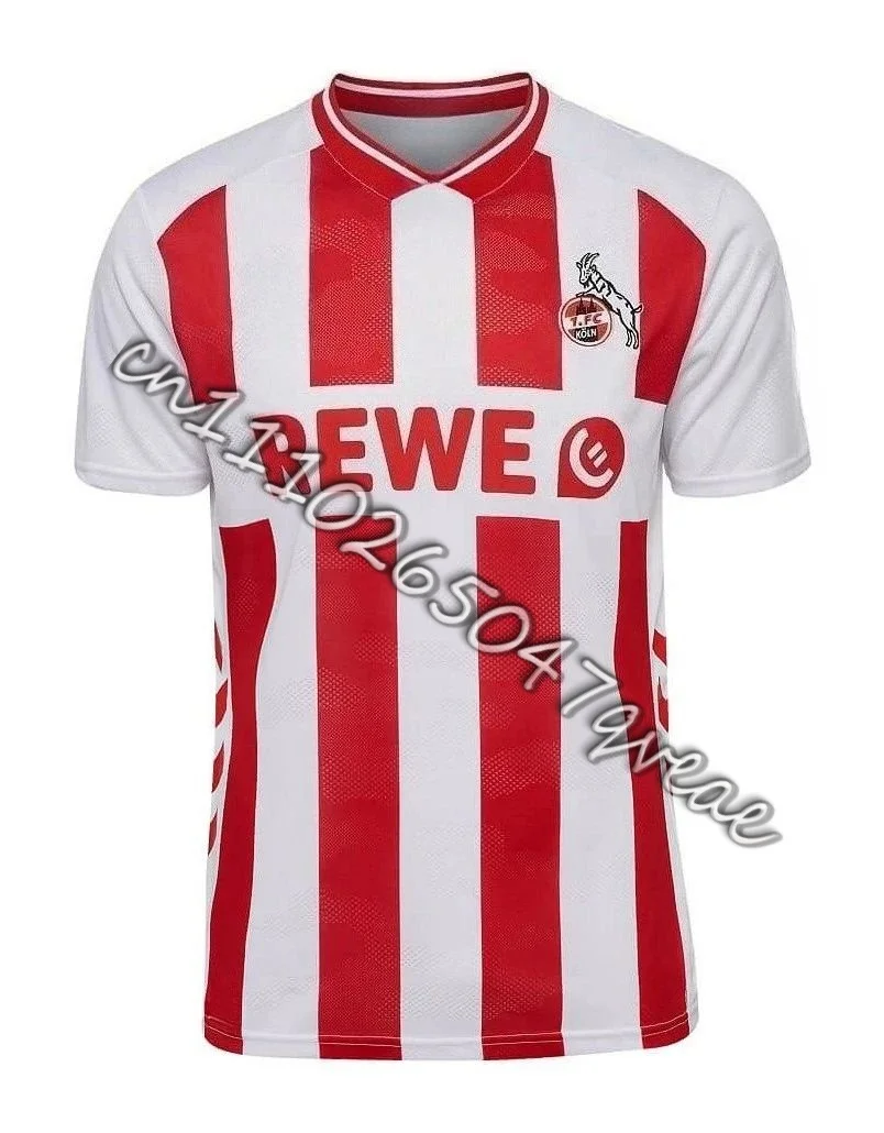 Camiseta deportiva informal de verano para hombre, Club de fútbol de Colonia alemán, temporada 25-26, tercera casa y visitante, impresión 3D, Unisex, para adultos y niños