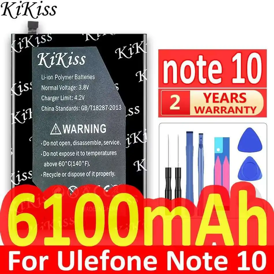 

6100 мАч для Ulefone Note 10 Note 10 надежный аккумулятор для мобильного телефона