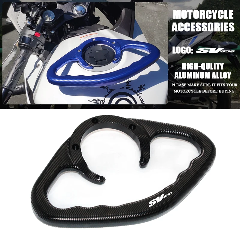 

For SV650 SV650S SV 650 S CNC Motorcycle Passenger Handgrips Hand Grip Tank Grab Bar Handles Armres