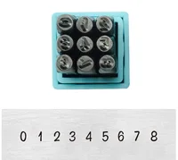3mm Upper Case Jewelry Stamping Tools kit Punch Set with Letters Numbers Hand making Tool for Jewelry 5