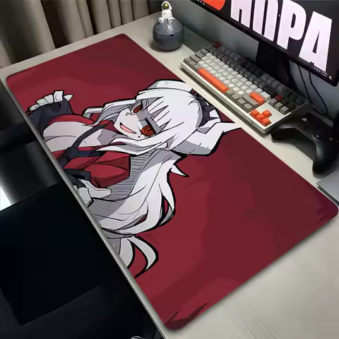 Mouse Pad PC Non Slip Rubber Cute Mousepad Laptop Gamer Cabinet Keyboard Pad Office Computer Gaming H-helltaker Desk Mouse Mat