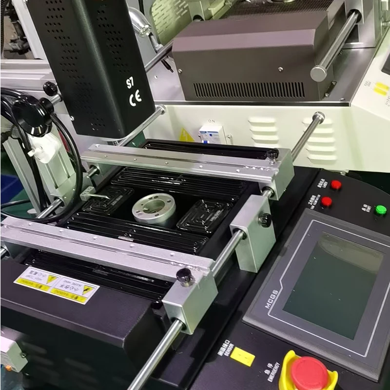 S7 BGA Rework Station SMT Infrared Soldering Repair Tools IC Chip Hot Air Welding Equipment 3 Temperature Area Touch Screen