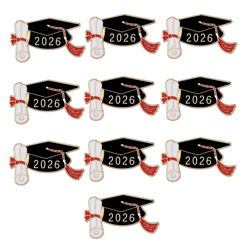  Academic Achievement Badge 2026 Graduation Alloy Doctoral Hat Pin For Students And Educators 25mm Versatile Use