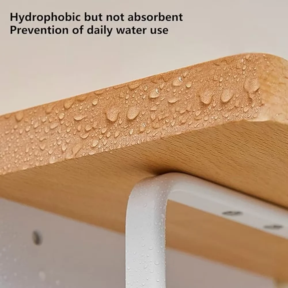 Log Beech Toilet Roll Box Facial Tissue Paper Holder Toilet Roll Paper Solid Wood Frame Paper Towel Roll Paper Holder Phone Rack