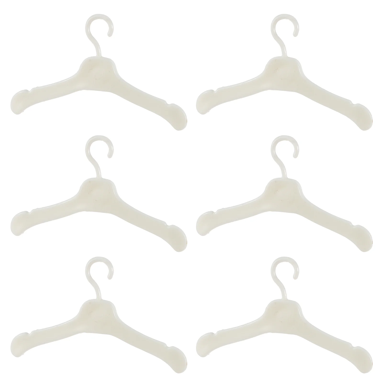 50-delige hanger kleine stoffen hangers miniatuur babykleertjeshouder voor outfit speelgoed