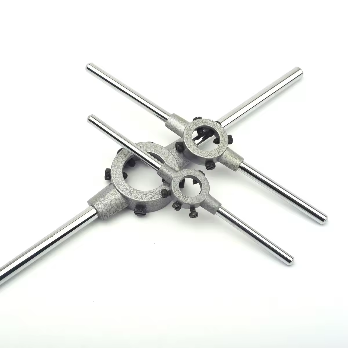 16/20/25/M30 Tap Wrench Steel General Handle Die Wrench For Metal Workpiece Thread Maker Die Wrench Threading Tools