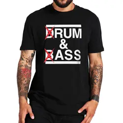 Divertente Drum And Bass T Shirt Rum And Ass Lovers Scherzi Y2k Manica corta 100% cotone Morbido unisex O-Collo Estate Tee Tops Taglia EU