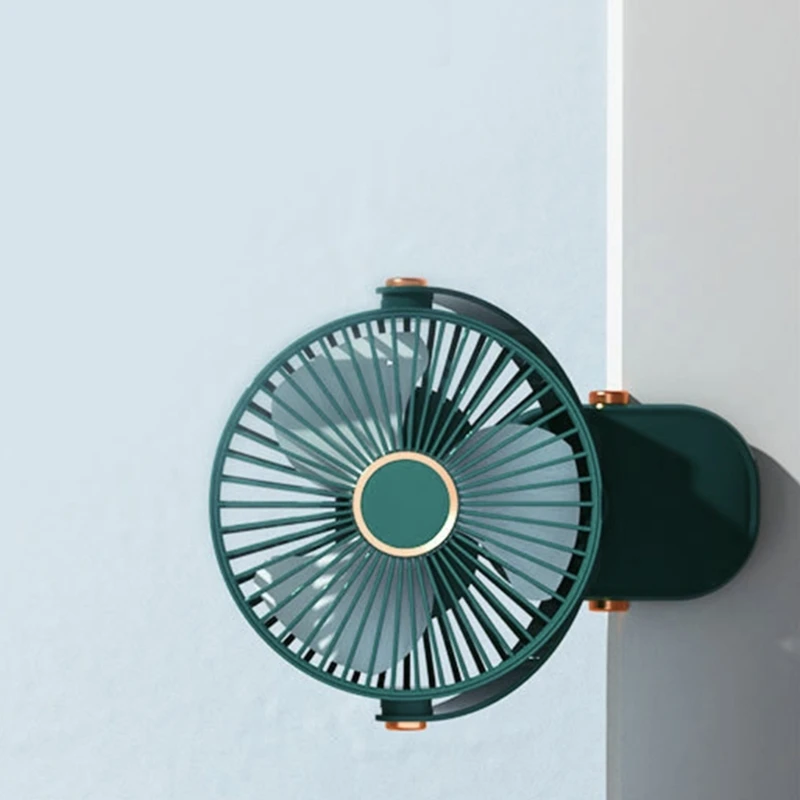 USB كليب على مروحة صغيرة محمولة مروحة بمشبك 360 درجة دوران قوي الرياح سطح المكتب مروحة التبريد الصيف مبرد الهواء مروحة