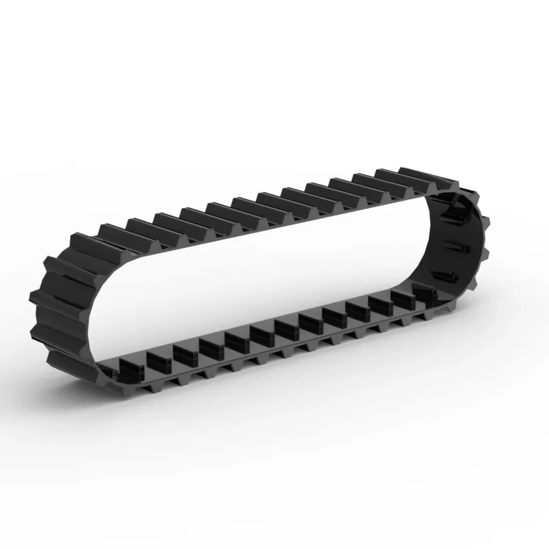 Zusammengebaute und modifizierte Teile für MOC-Bausteine mit Reifen, die für Panzer, Kettenfahrzeuge und Langkettenträgerfahrzeuge verwendet werden 53992 56145 – Detail 2