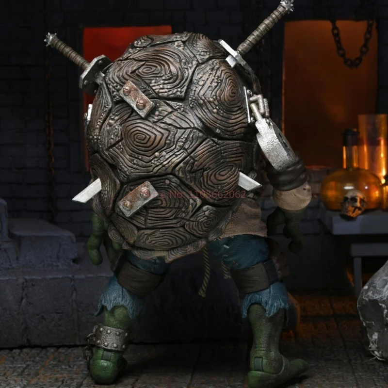 NECA Global Monster Scientific Freak Ninja Turtle Leonardo Ręczny model Zestaw zabawek Prezenty