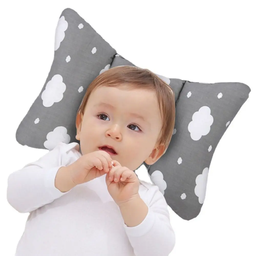 

Cow Baby Care Product Dinosaur Cloud Baby Head Protective Pillow Head Neck Support Pillow Stroller Headrest Toddler Cushion