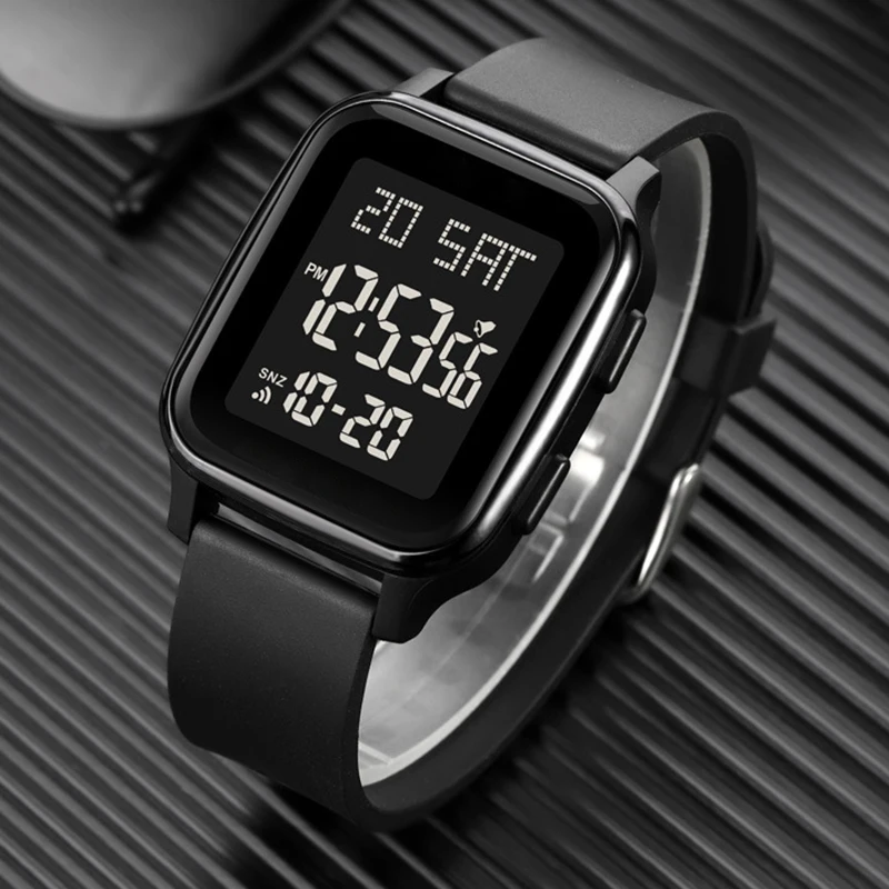 

Sports Watch for Men Waterproof Multifunction Electronic Watch Ultra-thin Wristwatches Clock Fashion LED Light Digital Watch
