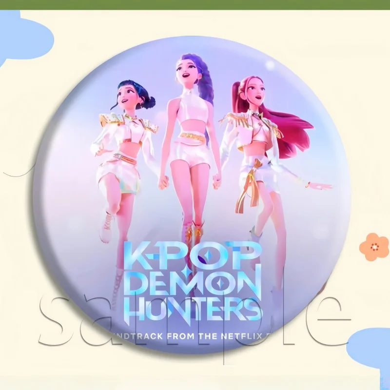 

K-Pop: Охотники на демонов, товары в стиле аниме, значок «Лисий хвост», Rumi Mirai Zoey, милая одежда, украшение, коллекционные предметы, подарки для друзей