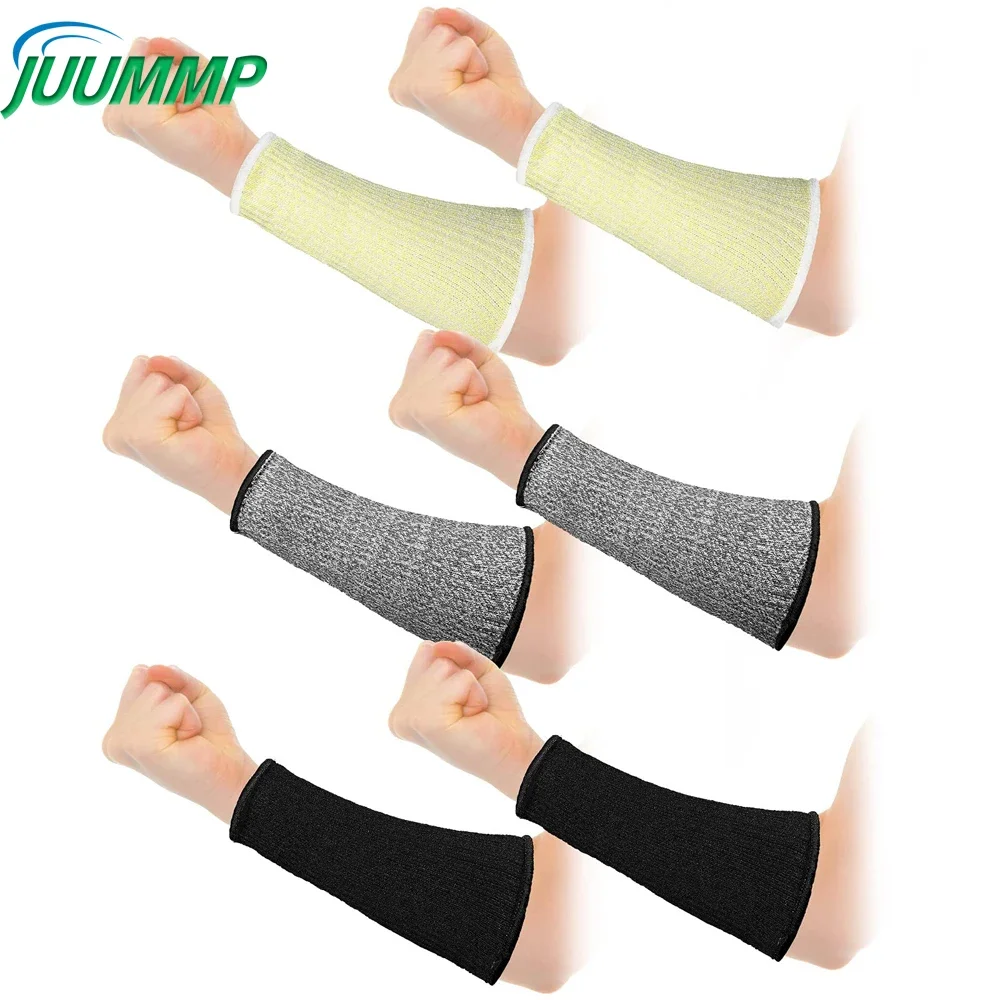 JUUMMP 1 Pair Cut Resistant Sleeves  Arm Protection Bite Proof for Thin Skin Anti Abrasion Safety Arm Guard for Garden Kitchen