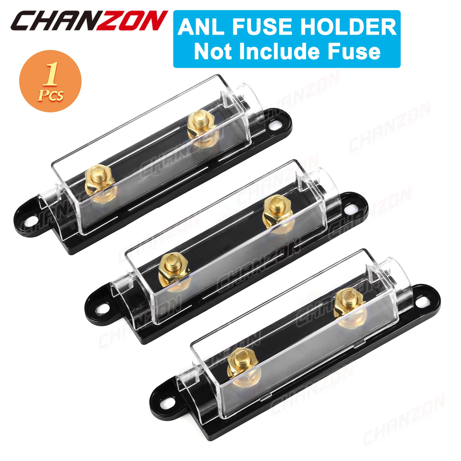 1pc ANL Car Auto Fuse Holder Bolt-on Terminal Motor Case Boxes Cutoff Blow Blo Electric Automotive Automobile Type Support