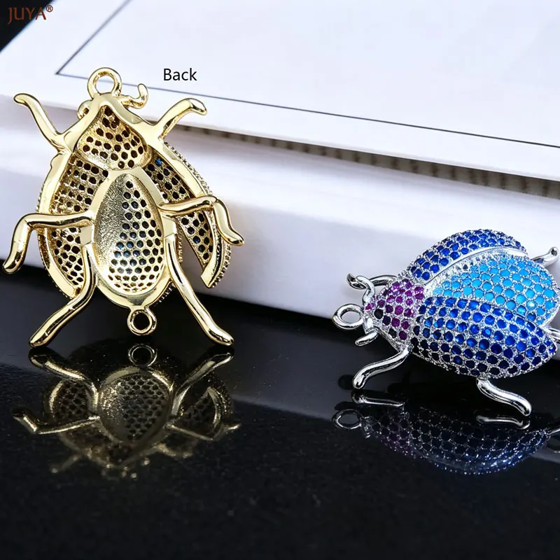 Neuer kreativer Bienen-Käfer-Insekten-Verbinder, mit Zirkonia besetzter Insekten-Anhänger für DIY-Armbänder, Ohrringe, Schmuckzubehör – Detail 7