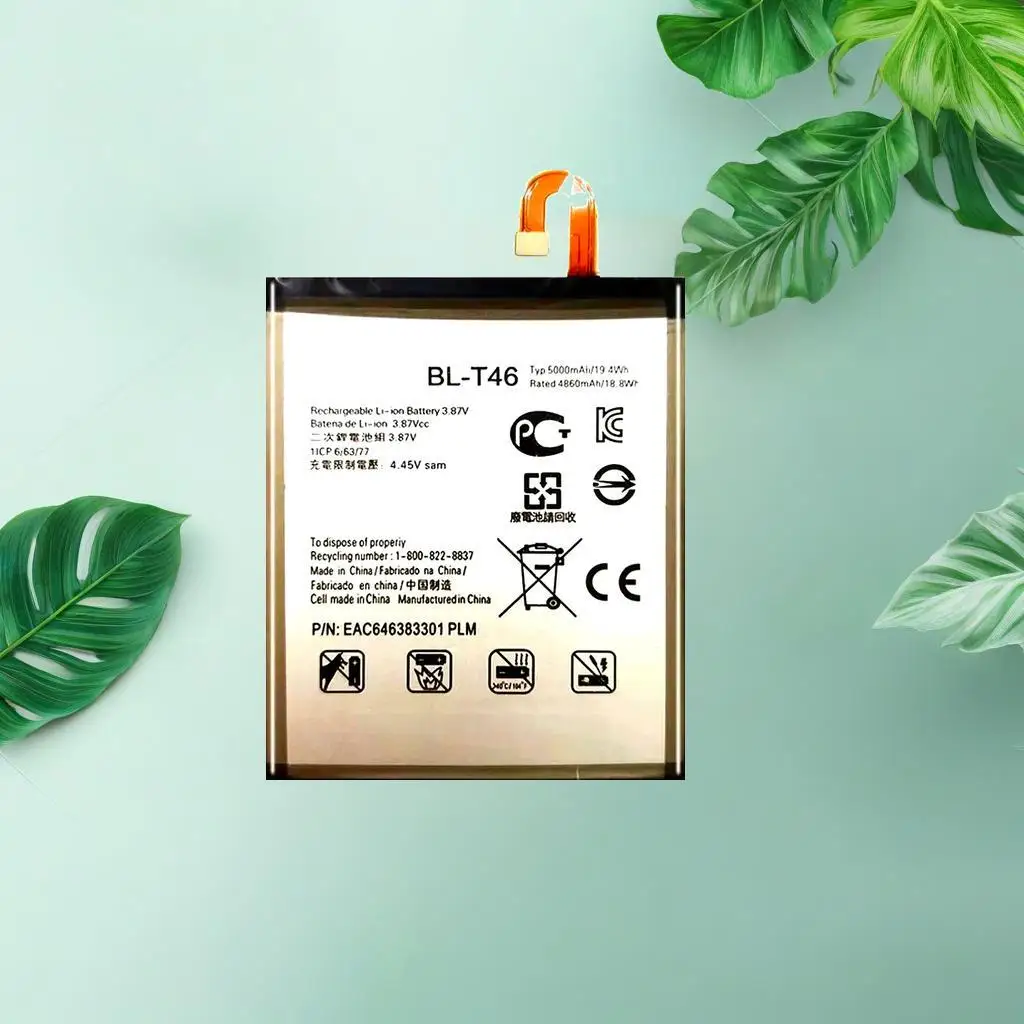 

Battery Bl-T46 5000Mah For LG V60 Thinq LMV600VM V600VM V600QM5 Mobile Phone