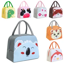 Portable Insulated Thermal Lunch Bag Cute Cartoon Picnic Food Storage Lunch Box Cooler Bags Tote for Women Girl Kids Children