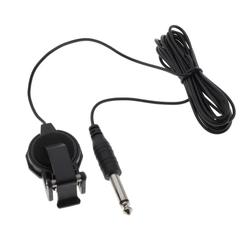 Ukelele Violin Musical Pickup Kit Easy Install Stick-on Instrument Amplifier Pickup Accessory for Acoustic Guitar Ukulele Use view 3