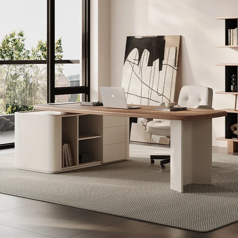 Office Furniture Manager Desktop Executive Desk Cabinet Drawers Bureaux Table Work Office Desk Bedroom Luxury Escrivaninha