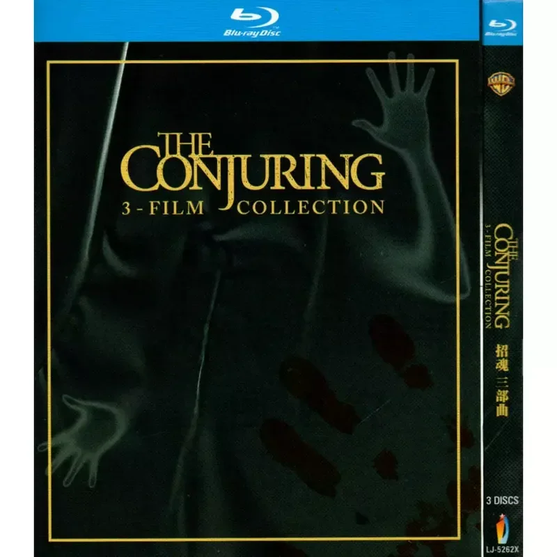 American Horror Thriller Suspense Movie The Conjuring 1-3 BD High Definition Blu-ray 3 Discs