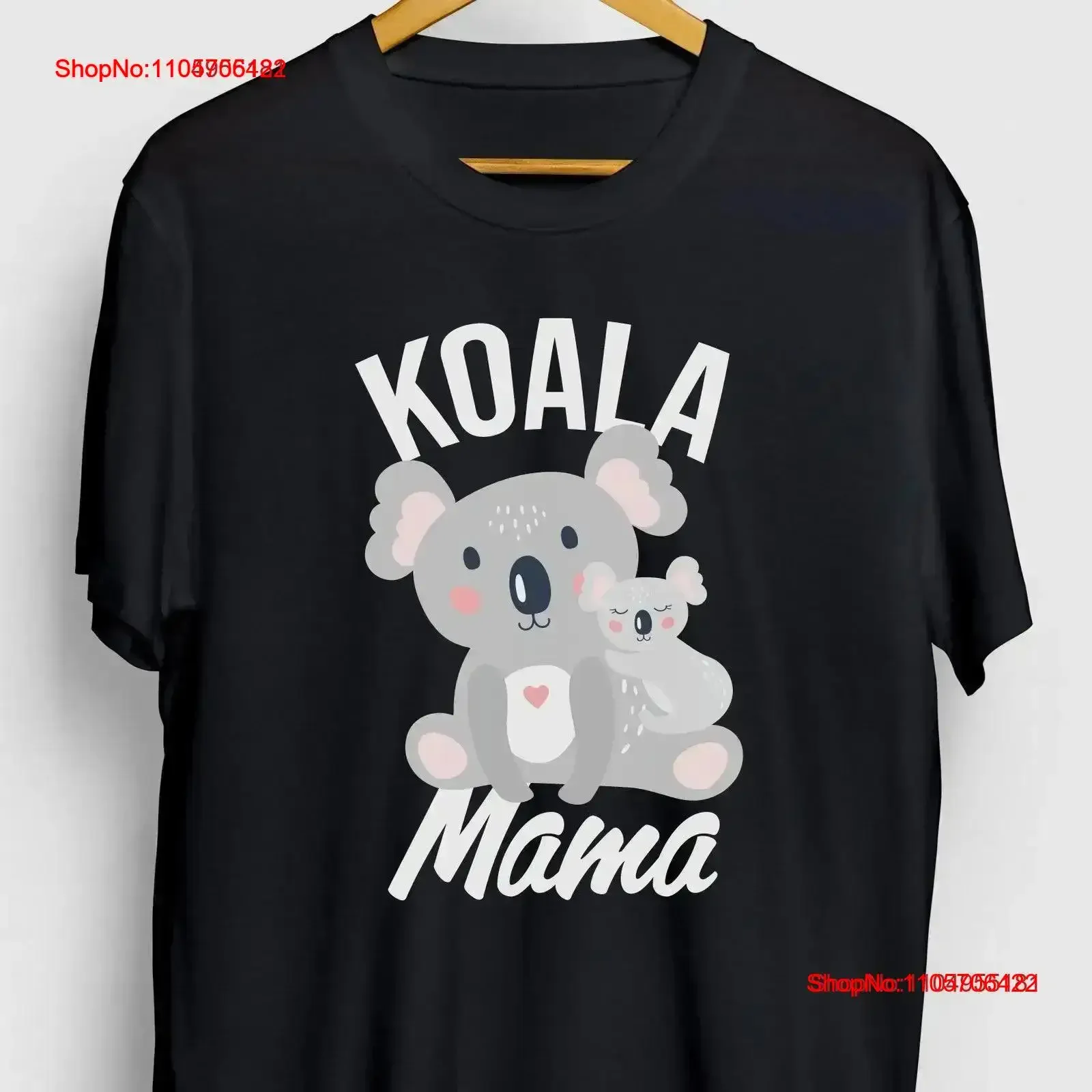 Koala Mama Funny Australian T Shirt Bear tee Youth vintage Washed Stylish graphic Breathable Top For Everyday Wear Slightly