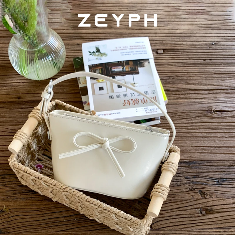 

Zeyph Bow Minimalist Design Sweet Style Spring Summer New Women s Shoulder Bag Crossbody Bag