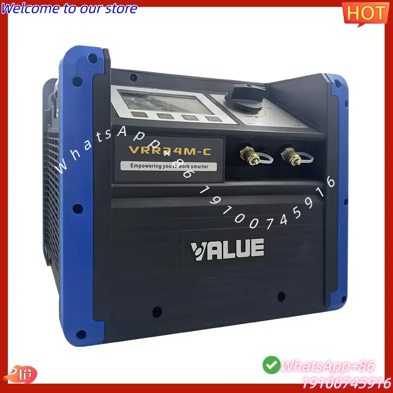 2026 VRR24M-C Refrigerant Recovery Machine for R134a Liquid Recovery with Piston Compressor and Backlit Digital Display