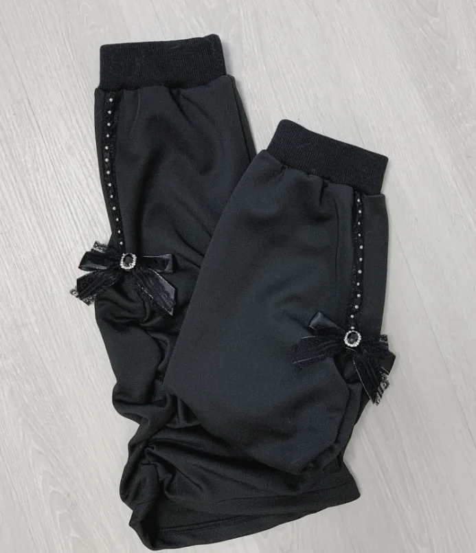 Subculture Black Gothic Sweet Cool Skirt Jacket Leg Warmers Set Spring Autumn New Fashion Sportswear Girls Women's Streetwear