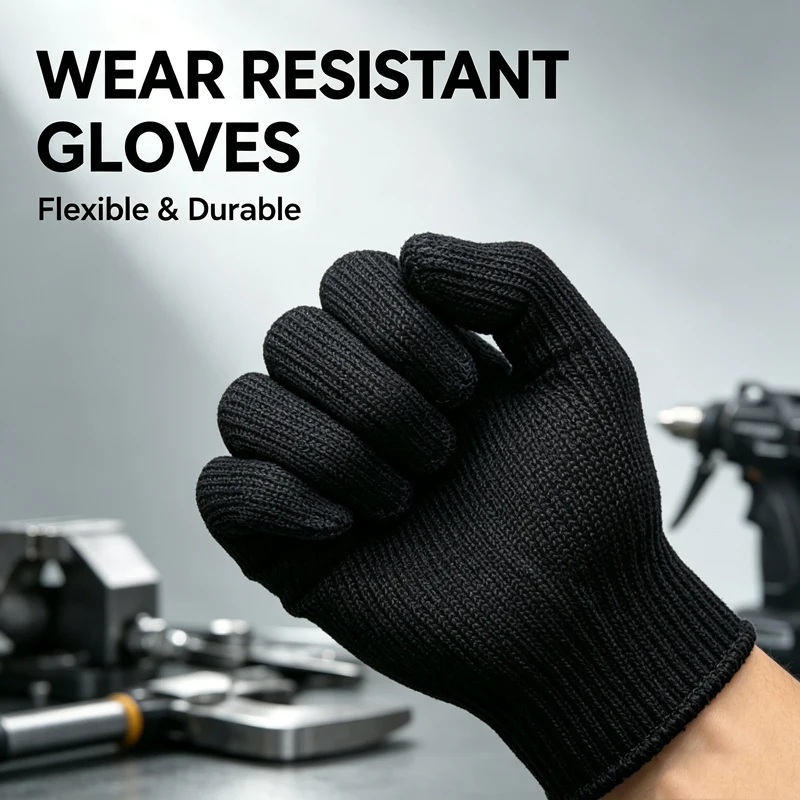 Cut Resistant Gloves with Protective Steel Wire Reinforced for Outdoor Climbing and Labor Protection Supplies Safety Gloves Tool