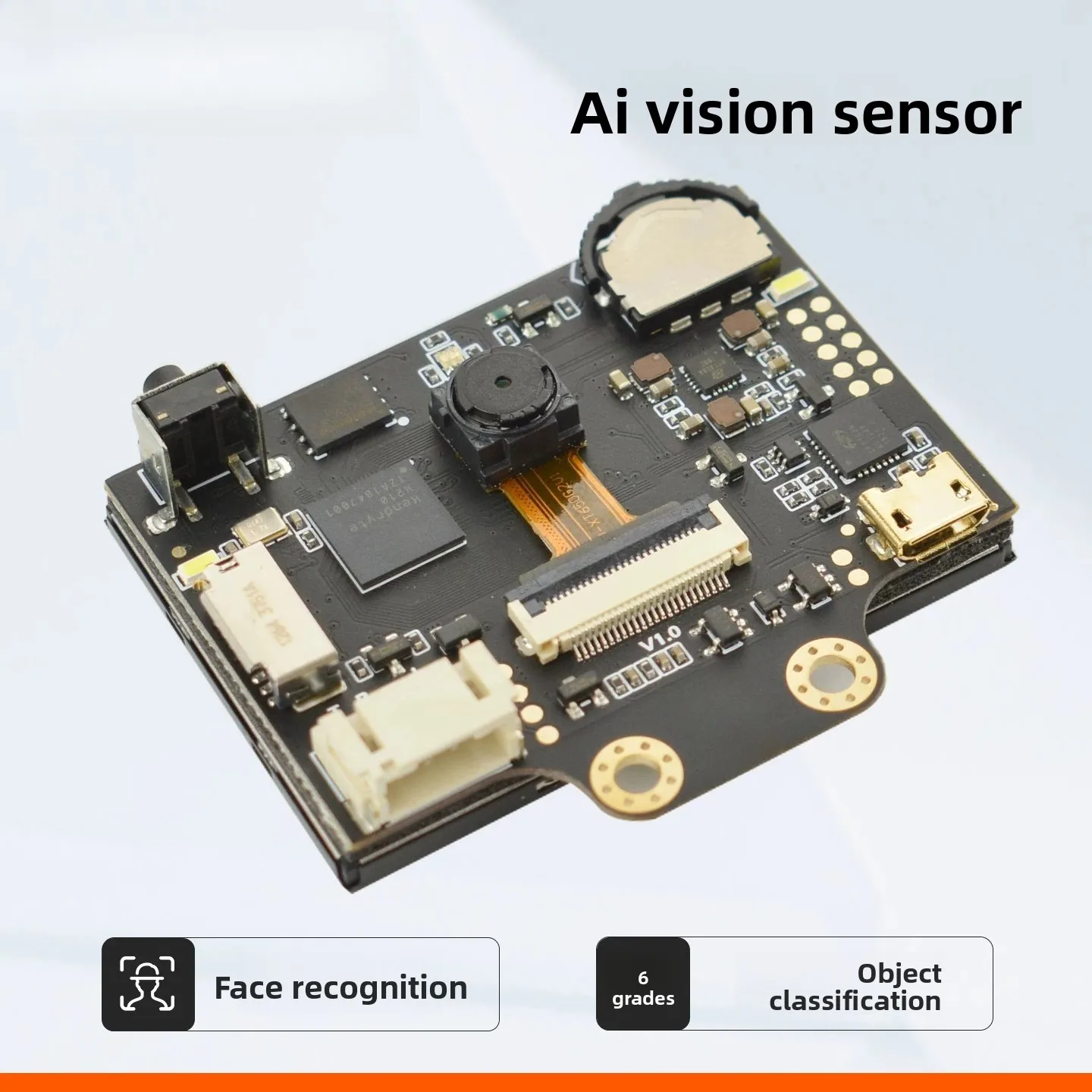AI vision sensor image module face color recognition