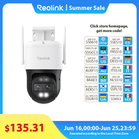 Reolink Trackmix Series WiFi 4K Outdoor Security Camera Dual-Lens Motion Tracking 8MP PTZ Cam 6X Zoom AI Human Detect IP Camera