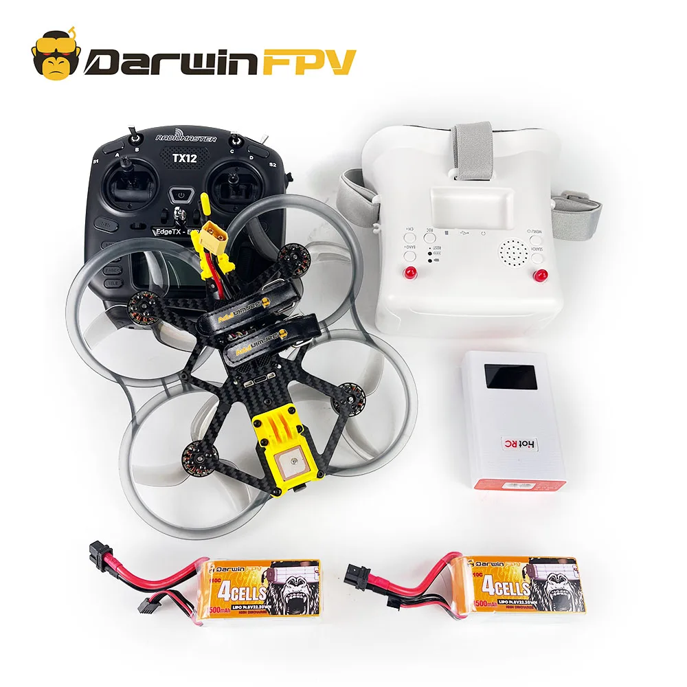 DarwinFPV CineApe35 Brushless Whoop Ready To Fly Kit with Camera Goggles Controller RTF NEW Arrival 2023