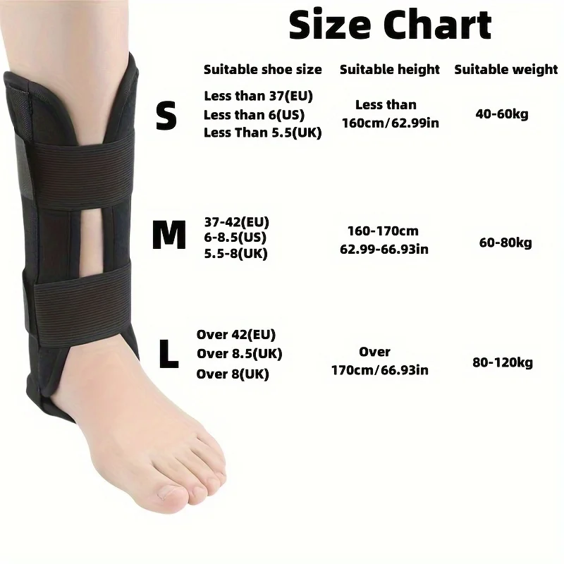 Adjustable Ankle Braces Featuring Side Splints for Support, Designed to Be Breathable And Comfortable, with an Open Heel Design