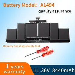 BVBH A1494 Laptop Battery for Apple MacBook Pro 15