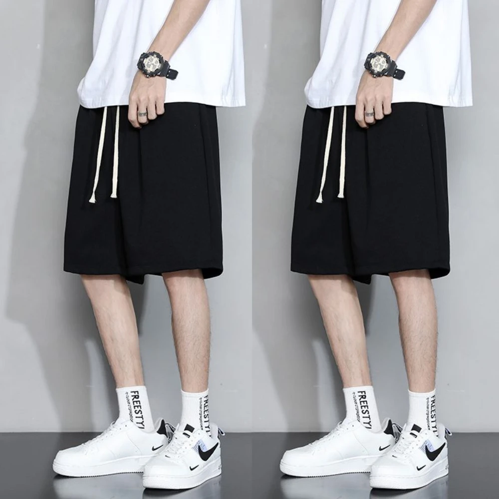 

High-quality Men's Loose Plate-size Shorts, Summer Thin Casual Capri Shorts, Refreshing and Slimming Shorts