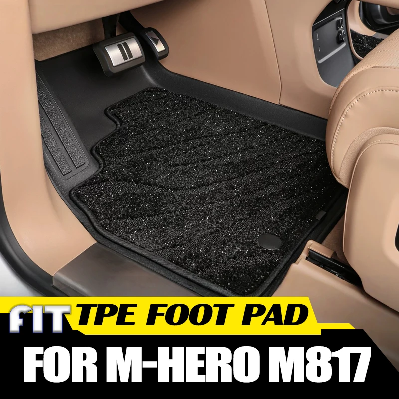 Car TPE Floor Mat Fit for Dongfeng M-Hero M817 2025 2026 Modified Car Double-layer Carpet Floor Mat Car Interior Accessories