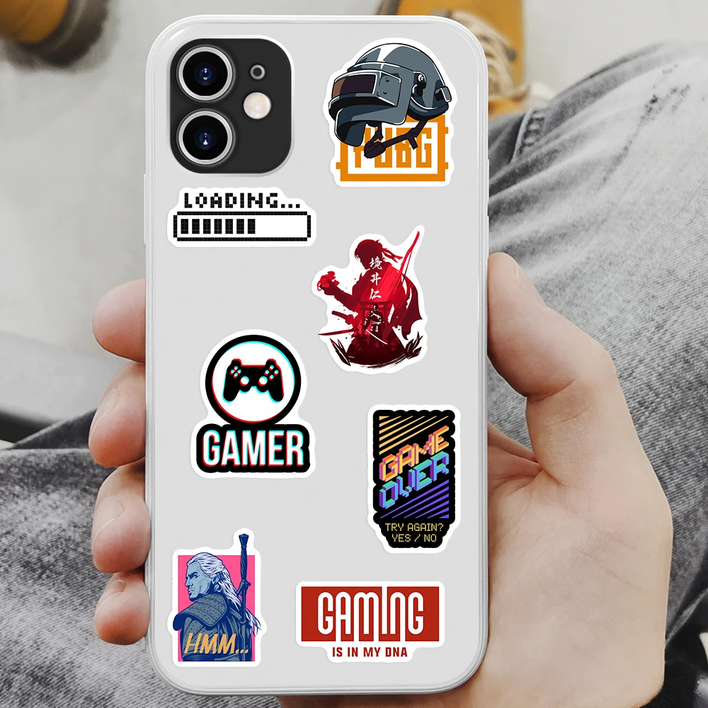 Funny Video Game theme Stickers DIY Gift Kids Toy Waterproof Graffiti Decal for Laptop Phone Scrapbook Luggage Decorative