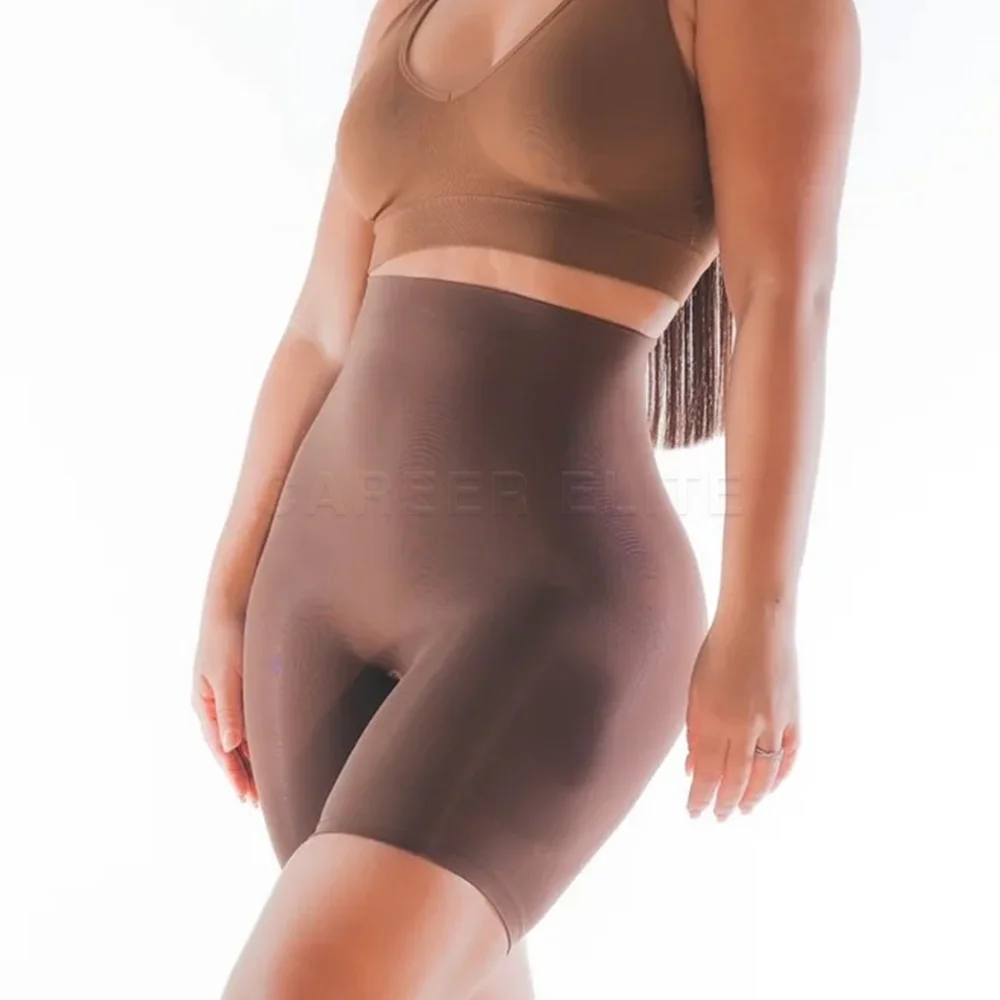 Short amincissant taille haute pour femme, sous-vêtement sans couture, culotte en tissu respirant, levage des fesses, shaper