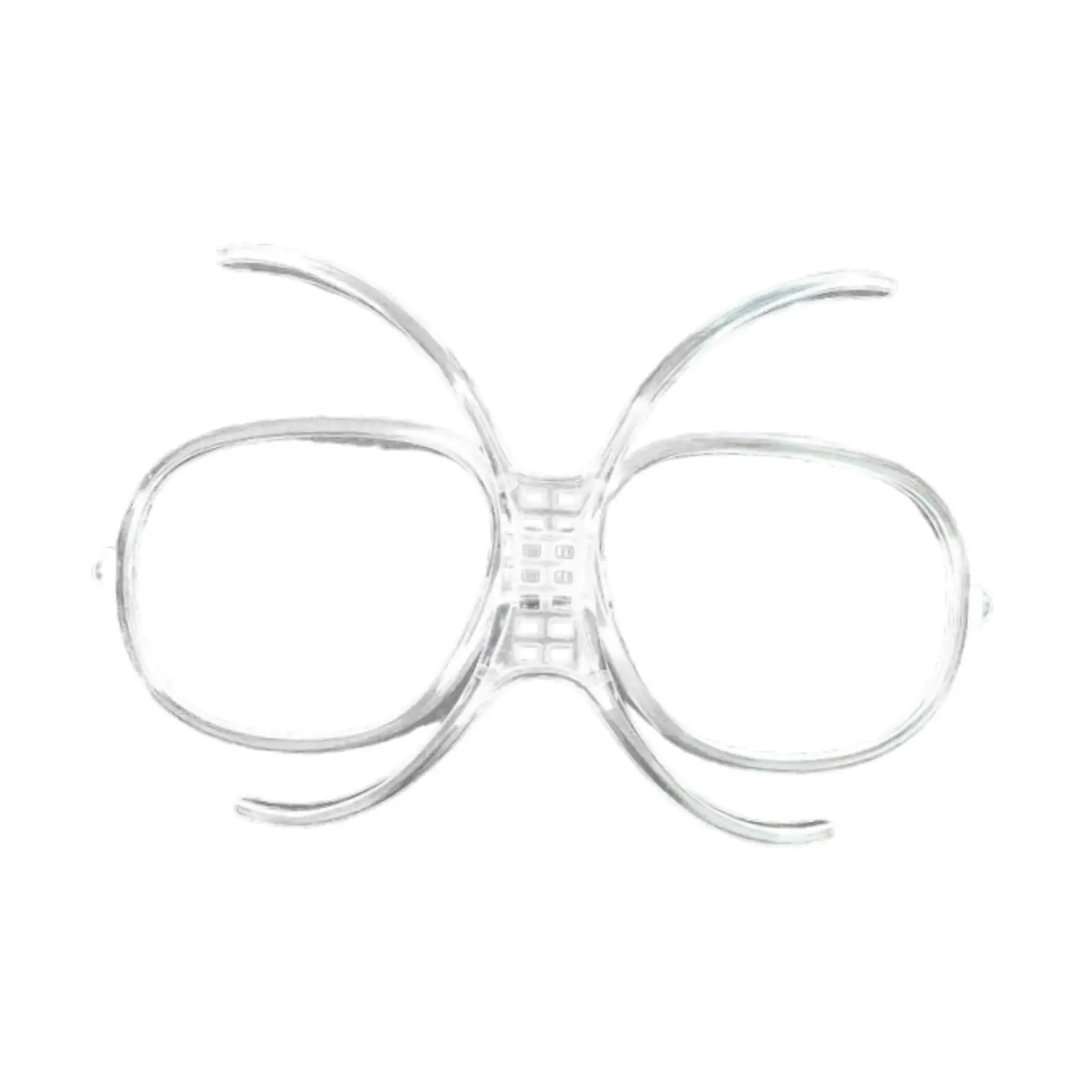 Ski Goggles Insert Adapter Inner Frame Adjustable Transparent Flexible Goggles Accessories Portable for Men Women Snow Sports