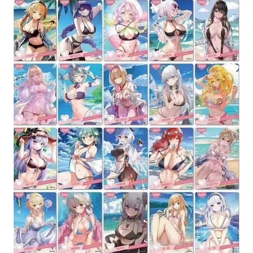 Dea Story Collection Summer Love Cards Anime Girls Party costume da bagno Bikini Feast Booster Box Doujin Toys regali per Hobby