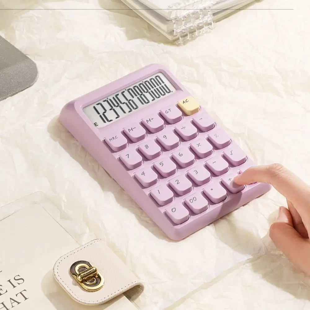 Mechanical Keyboard Mechanical Keyboard Calculator 12 Digit Simple Design High-color Sugar Calculator High Sensitivity Button