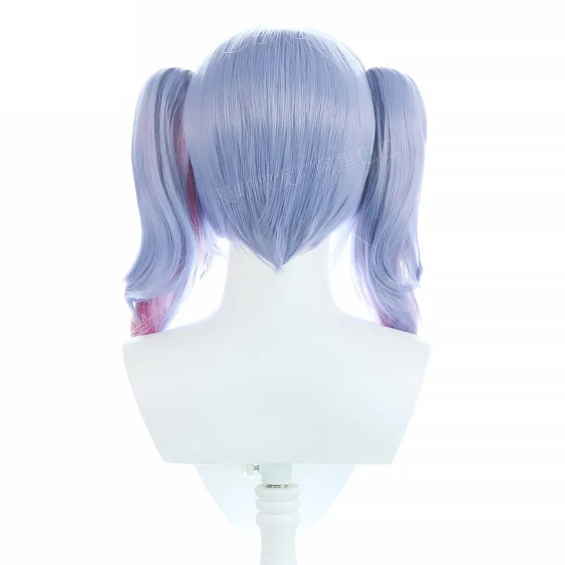 Miku Rabbit Hole Cosplay Wig Heat Resistant Role Play Idol Vtuber Headwear Heat Resistant Synthetic Halloween Role Play