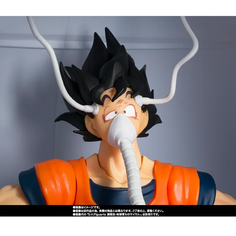 Originele BANDAI S.H.Figuarts Medische Machine Son Goku Dragon Ball Z Op Voorraad Anime Action Collection Figures Model Speelgoed