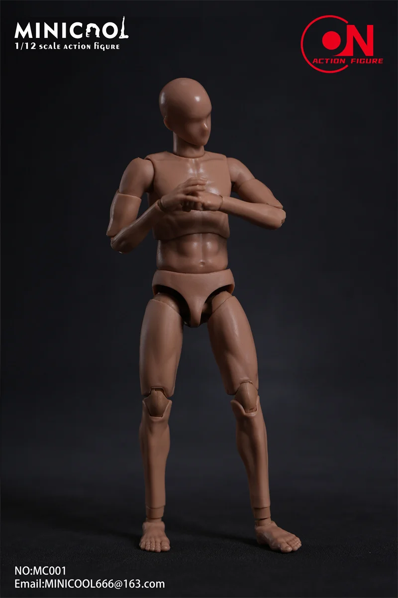 شكل حركة جسم مشترك صغير رائع للرجال فائق المرونة ، جسم مفصلي ، 6 "، 6" ، متوفر #3