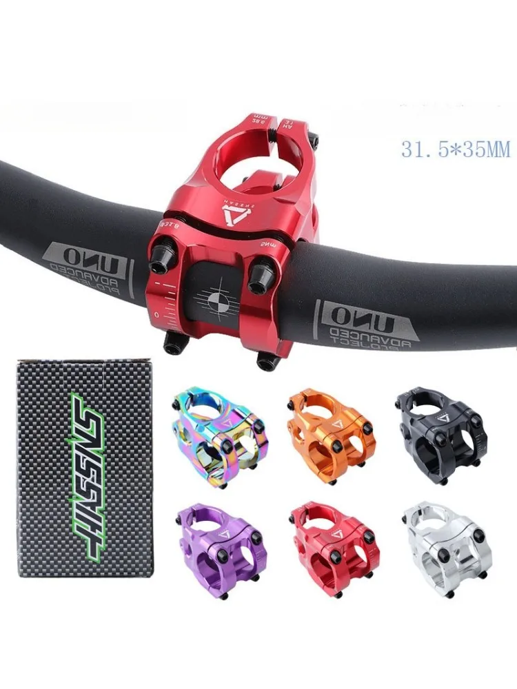 AliExpress MOONBIFFY HA31 Mountain Bike Stem 35mm Road Bicycle Short Power MTB Power Stem Rod Handlebar Table Adjustable Riser 31.8mm Cycling