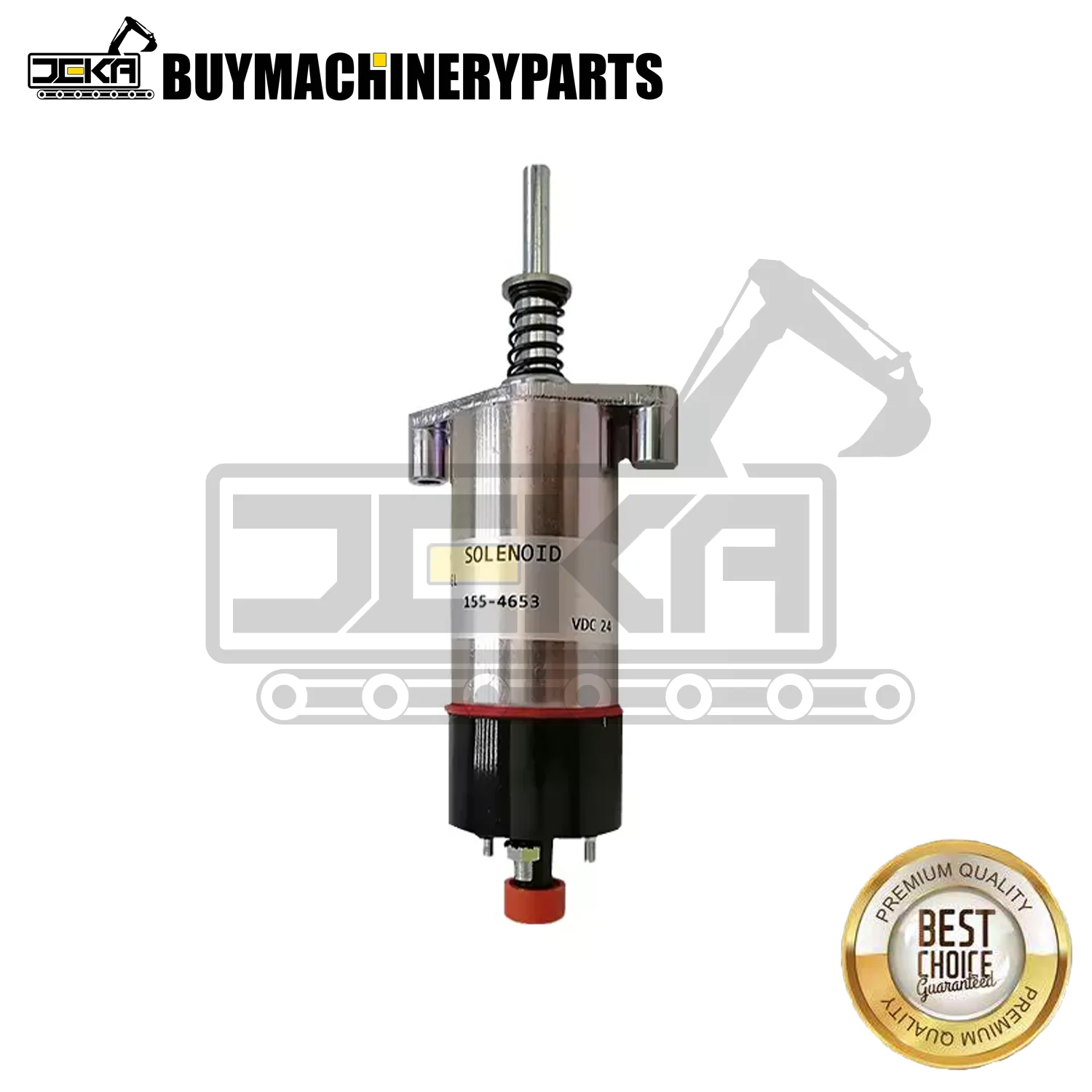 Fuel Shutoff Solenoid 24V 155-4653 3E-7985 for Caterpillar 3304 3306 3406 3406B 3406C 12H ES 140H 160H NA