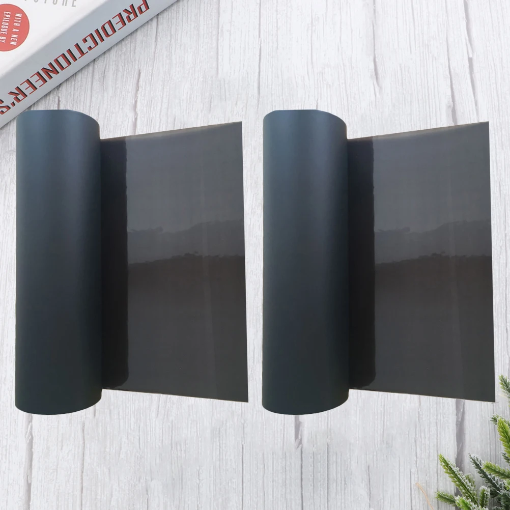 

2 Rolls Car Sticker Vinyl Film Smoke Fog Headlight Taillight Tint Sheet Decal Wrap Black Auto Decoration Durable Heat Resistant