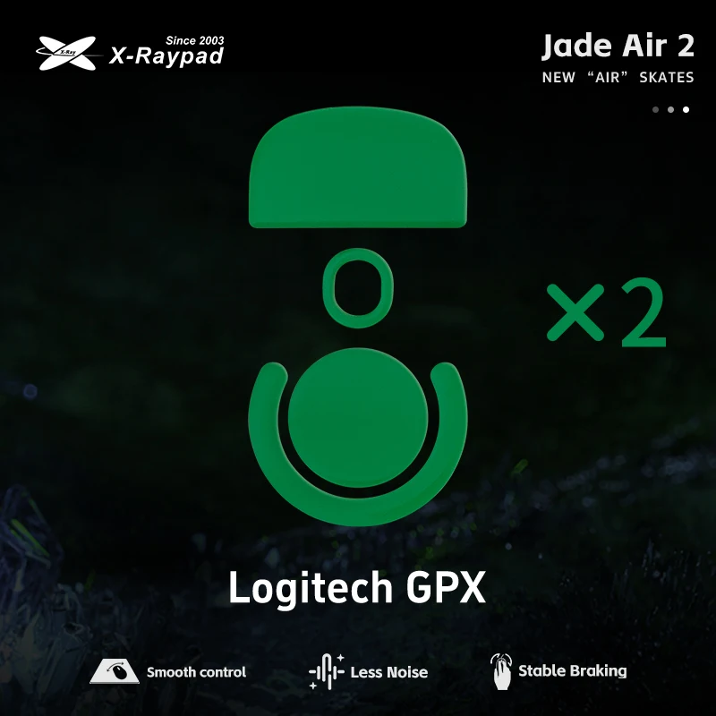 X-Raypad Jade Air Mouse Skates All Series –Quiet & Speed